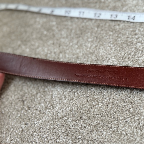 Zelli genuine lizard skin belt black 40 - Picture 3 of 6